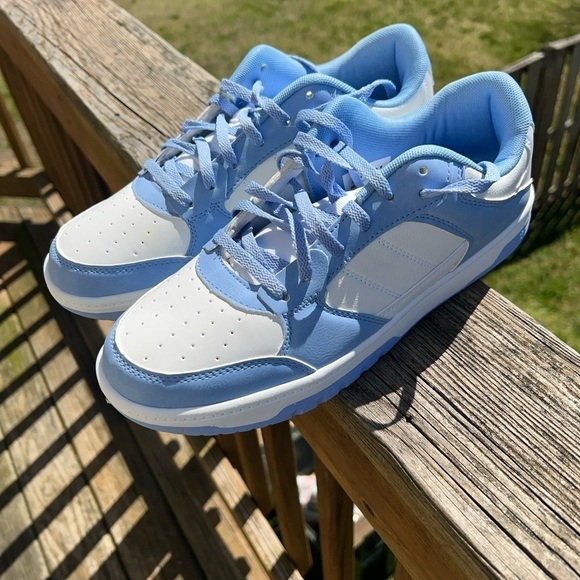 Women’s Blue and White AND1 Low Top Basketball Sneakers Size 10🔥🔥 - Picture 3 of 12